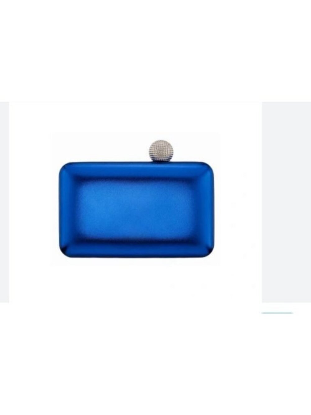 NINA Kimberly women's clutch minaudiere evening bag - Electric blue (Defective)~